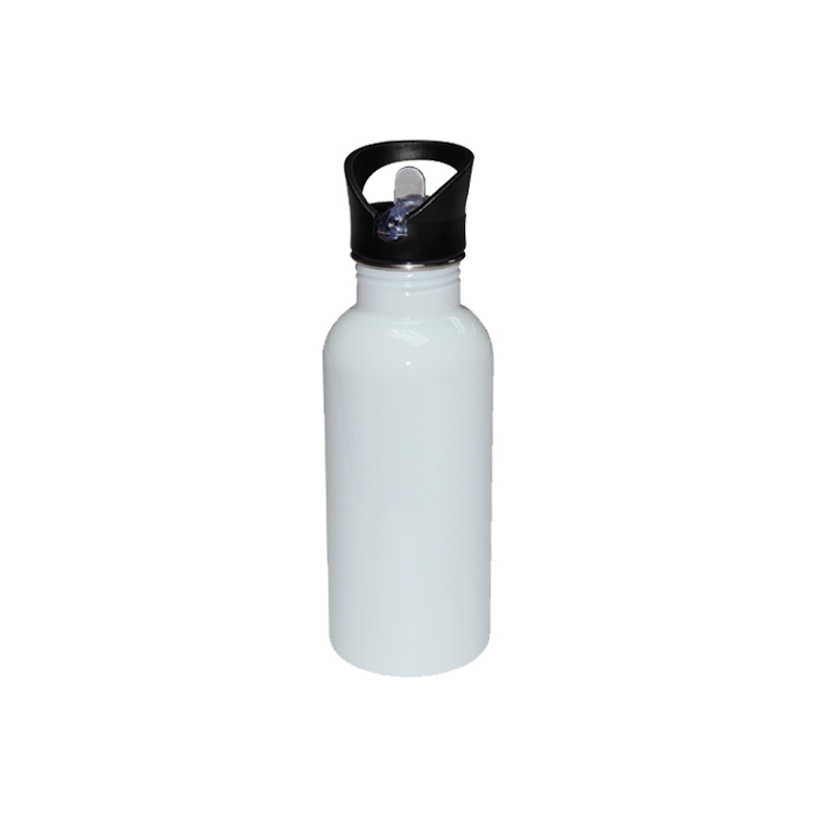 STAINLESS STEEL WATER BOTTLE  WITH STRAW TOP