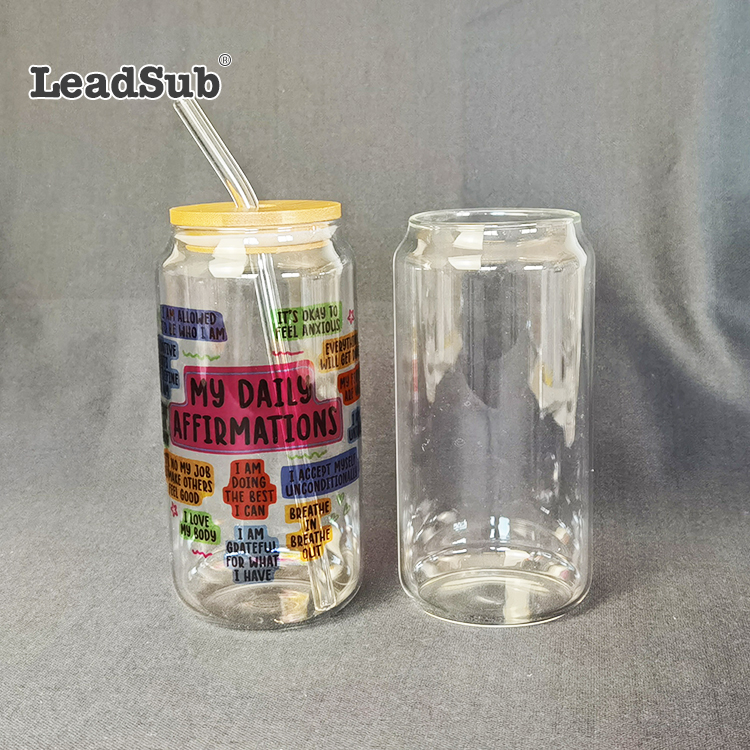 500ml glass coke can-transparent